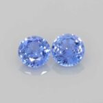Round Blue Sapphire, view 1