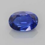 Oval Blue Sapphire, view 1