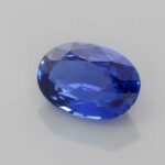 Oval Blue Sapphire, view 2