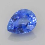 3.06ct Pear Blue Sapphire, view 1