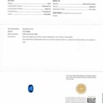Oval Blue Sapphire, view 3