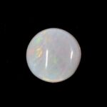 1.34ct Round White Opal, view 1