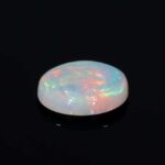 0.71ct Oval White Opal, view 2