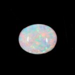 0.875ct Oval White Opal, view 2