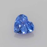 0.845ct Heart Blue Sapphire, view 1