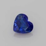 0.895ct Heart Blue Sapphire, view 1