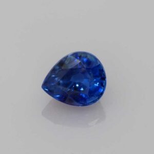 0.685ct Pear Blue Sapphire