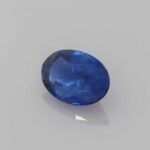 Oval Blue Sapphire, view 2