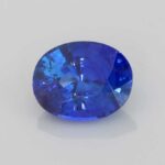Oval Blue Sapphire, view 1