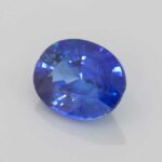 Oval Blue Sapphire, view 2