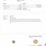 Round Green Sapphire, view 3