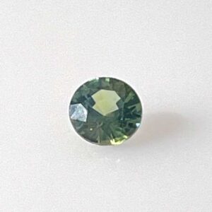 0.59ct Round Teal Sapphire