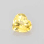 1.71ct Heart Yellow Sapphire, view 1