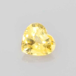 1.71ct Heart Yellow Sapphire