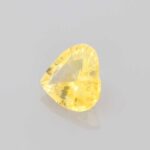 1.71ct Heart Yellow Sapphire, view 2