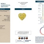 1.71ct Heart Yellow Sapphire, view 3