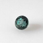 1.09ct Round Teal Sapphire, view 2