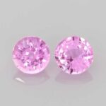 0.67ct Round Pink Sapphire, view 1