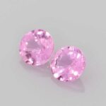 0.575ct Round Pink Sapphire, view 2