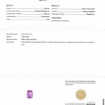 Cushion Pink Sapphire, view 3