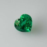 1.19ct Heart Emerald, view 2