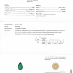 3.62ct Pear Emerald, view 3