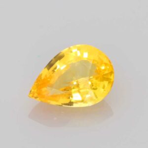 1.14ct Pear Yellow Sapphire