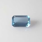 0.74ct Emerald Cut Aquamarine, view 1