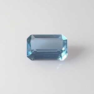 0.74ct Emerald Cut Aquamarine