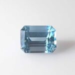 2.42ct Emerald Cut Aquamarine, view 1
