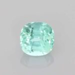 1.62ct Square (Antique) Cushion Mint Tourmaline, view 1