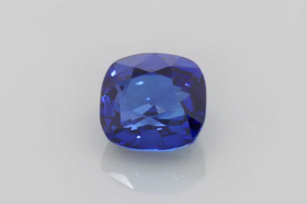 1.53ct Square (Antique) Cushion Blue Sapphire