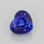 1.61ct Heart Blue Sapphire, view 1