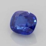 1.87ct Square (Antique) Cushion Blue Sapphire, view 2