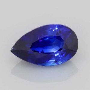 1.56ct Pear Shape Blue Sapphire