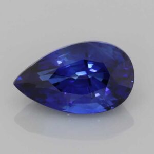 1.72ct Pear Shape Blue Sapphire