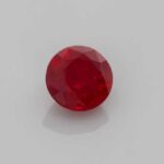 0.396ct Round Ruby, view 1