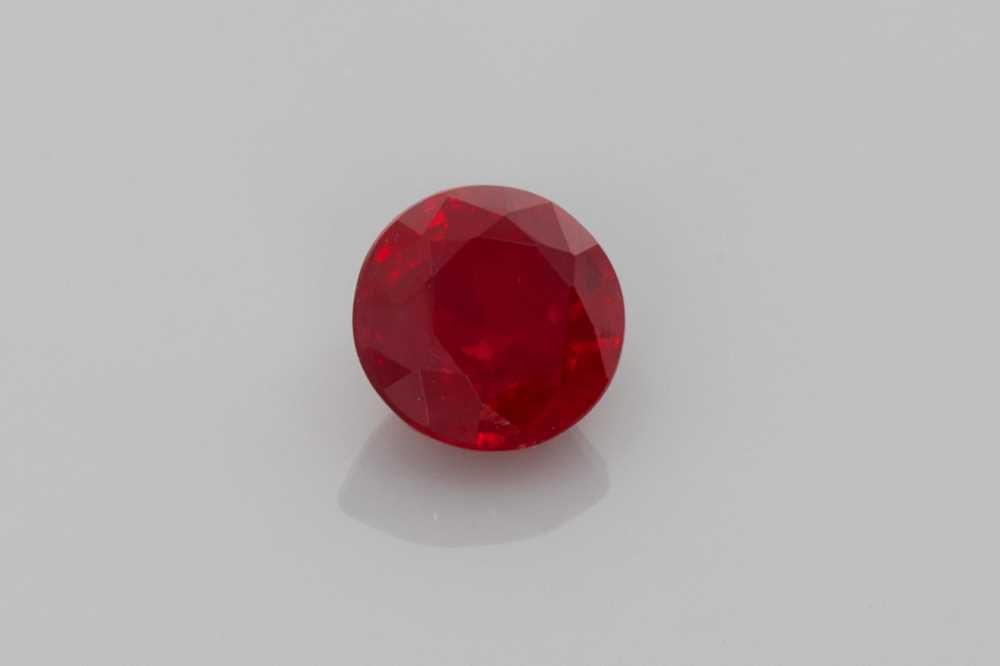 0.538ct Round Ruby
