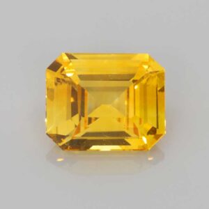 1.74ct Emerald Cut Yellow Sapphire