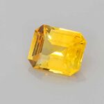 1.74ct Emerald Cut Yellow Sapphire, view 2