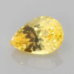 3.01ct Pear Shape Yellow Sapphire, view 1