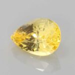 3.01ct Pear Shape Yellow Sapphire, view 2