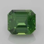 4.86ct Octagon Green Sapphire, view 1