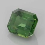 4.86ct Octagon Green Sapphire, view 2