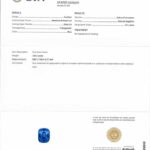 3.04ct Rectangular Cushion Blue Sapphire, view 3