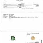 4.86ct Octagon Green Sapphire, view 3