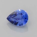1.14ct Pear Shape Blue Sapphire, view 2