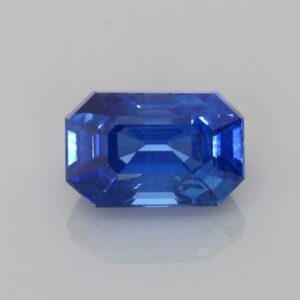 1.15ct Emerald Cut Blue Sapphire