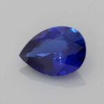 1.11ct Pear Shape Blue Sapphire, view 2