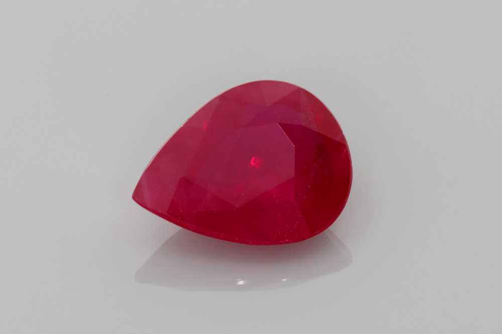 2.45ct Pear Shape Ruby